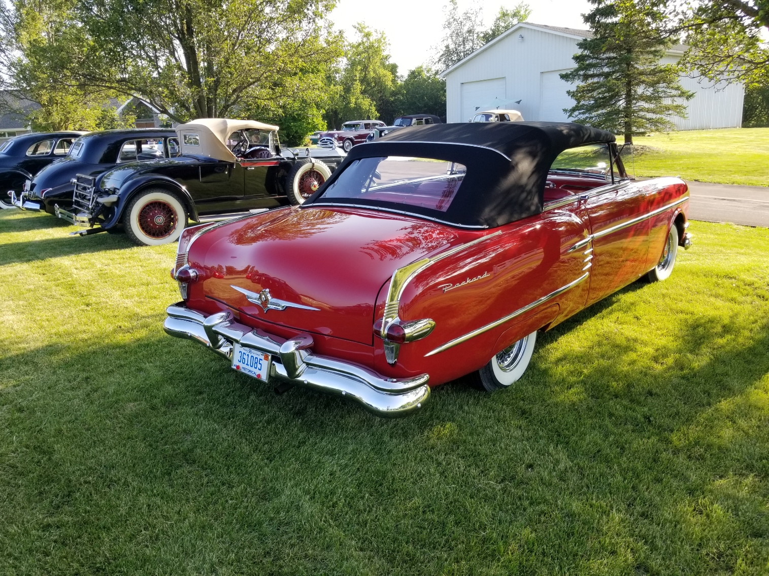 1954 Packard Convertible in Red