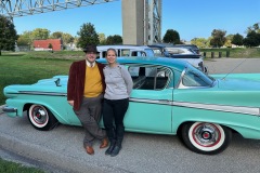 1958 58L-Y8 4-Door Sedan in 2-tone green