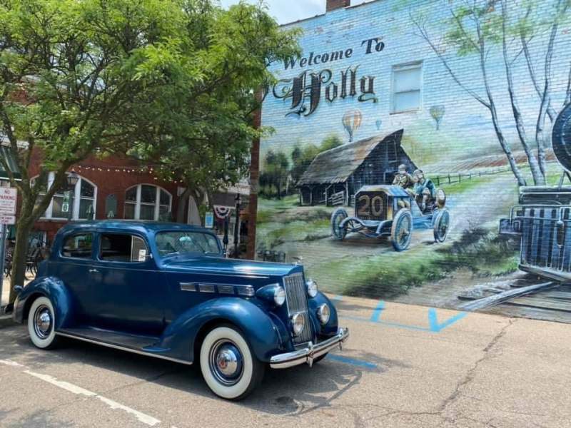 1937 Packard 120C Touring Coupe in Medium Blue