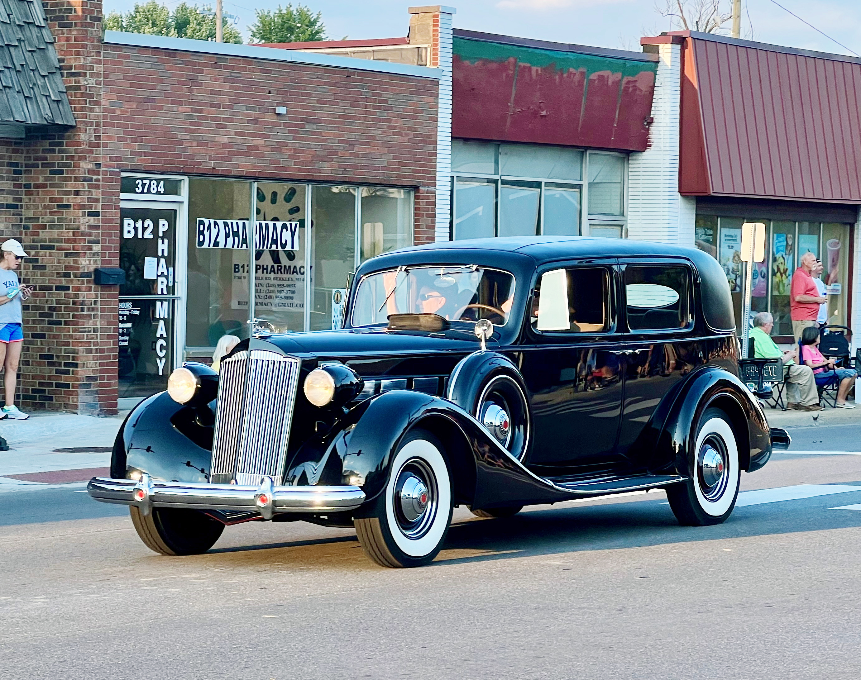 1937 Packard Super Eight Formal Sedan in Black