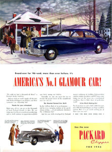 1946 Packard Ad from a magazine - America's No 1 Glamour Car!