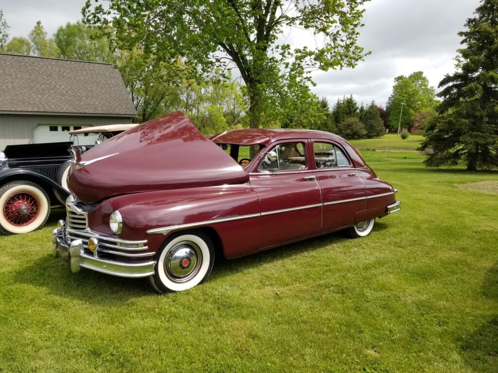 1949 Packard at Ann Arbor Tech Session in May 2023.
